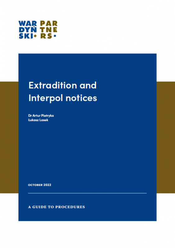 Extradition and Interpol notices. A guide to procedures